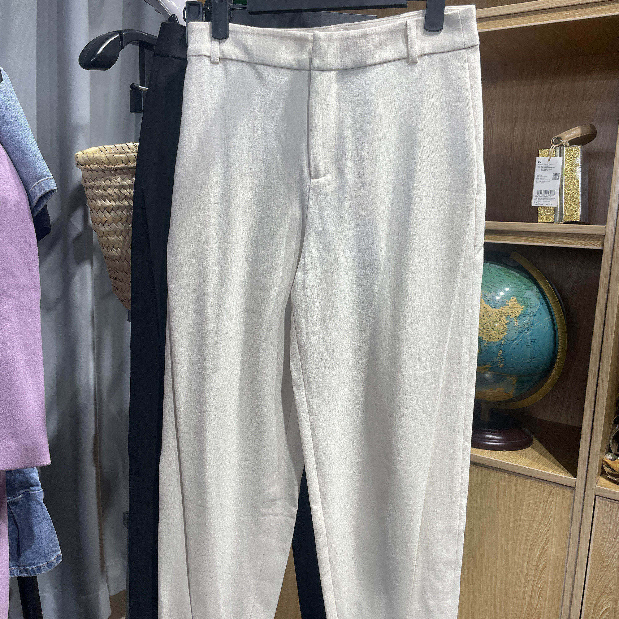 [五]兰米特卖新款女装合作款小脚长裤女高腰锥形裤子显瘦