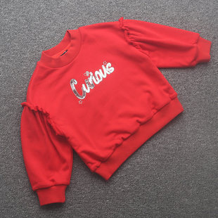 [ab]兰米特卖秋冬新款童装女童中大童高领套头卫衣保暖时尚洋气