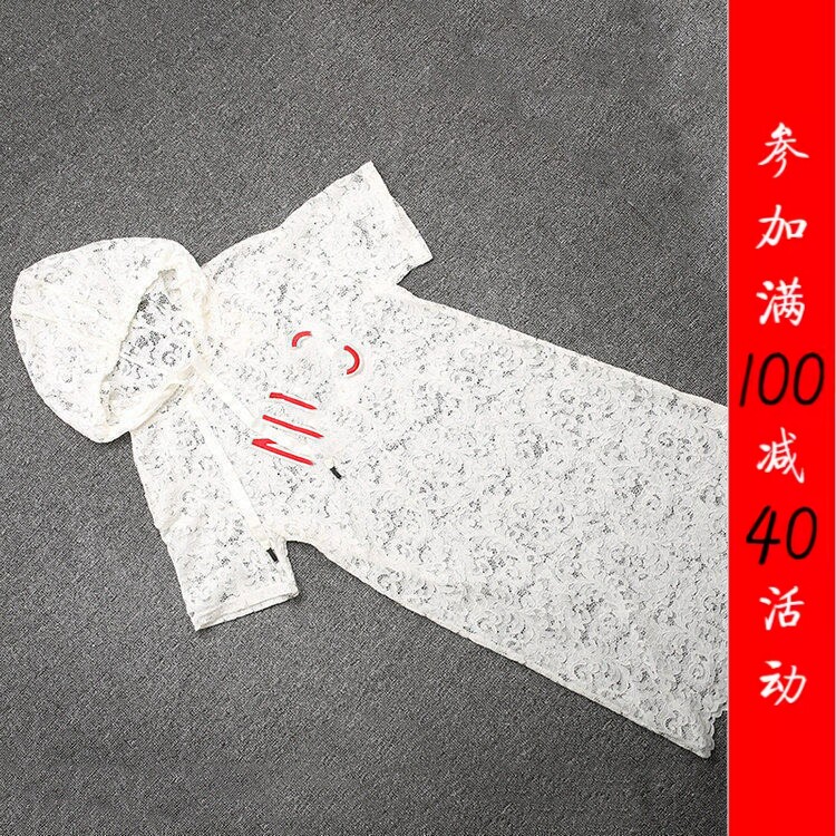 [五]兰米特卖夏锦纶连帽长款短袖袖连衣裙2GN2EP5A46