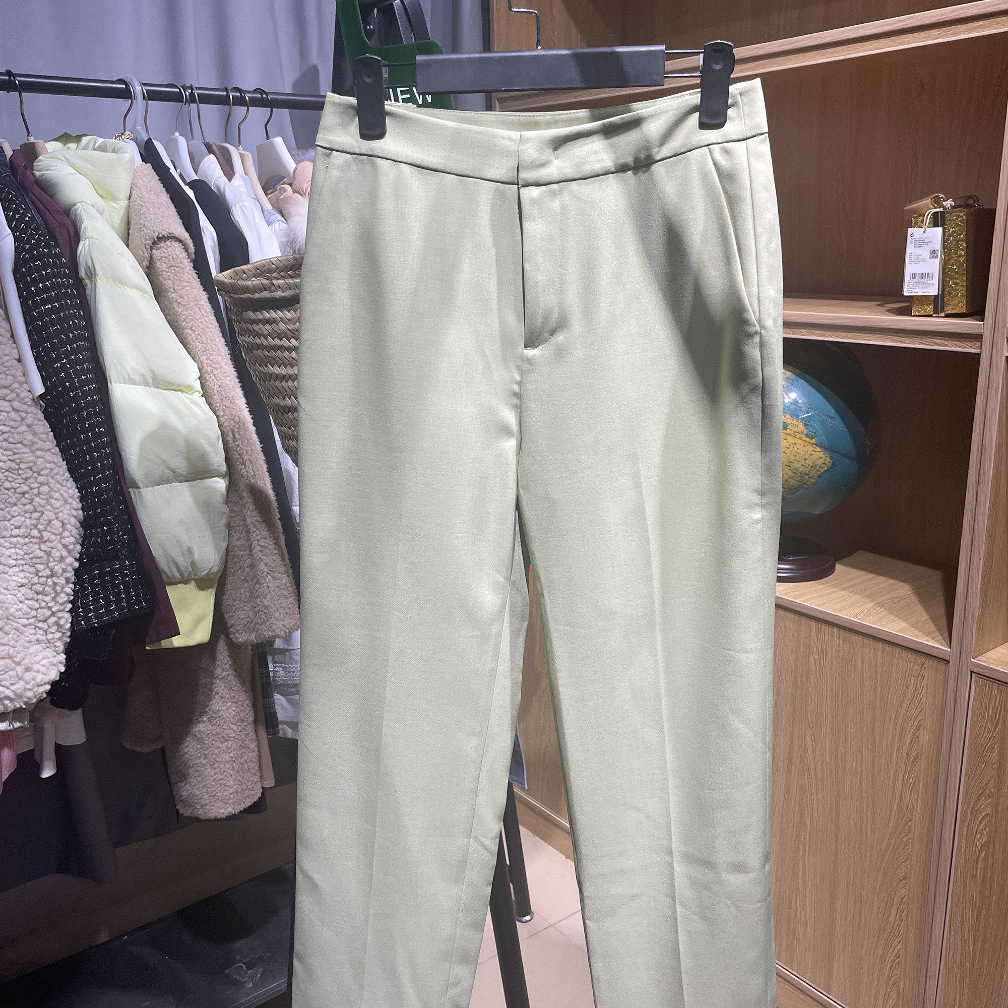 [五]兰米特卖夏季新款女装西装裤休闲显瘦职业小脚西裤高腰烟管