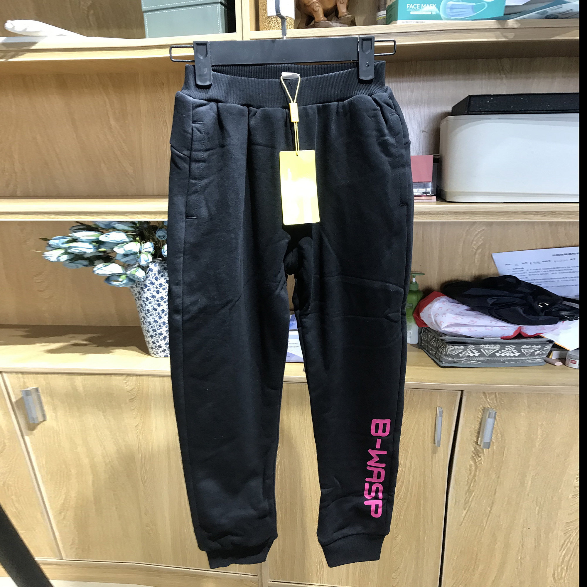 [蜂]兰米特卖春秋新款童装儿童休闲裤女童针织棉裤户外运动裤子