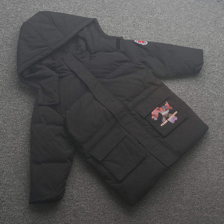 [皇]兰米特卖男童带帽羽绒服儿童新款中长款加厚防寒外套潮流冬装