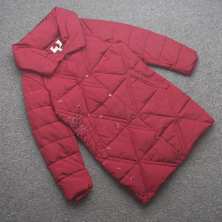 [朗]兰米特卖刺绣花棉衣中老年人冬装外套小棉袄羽绒服装DY9910