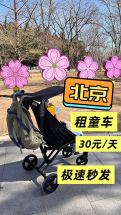 北京故宫租儿童车天坛颐和园国家博物馆童车租赁大童小童推车出租