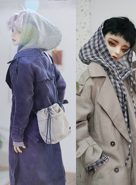 crosschurch68普叔尺寸通勤灰紫2色长风衣阔腿牛仔裤印花衬衫等页