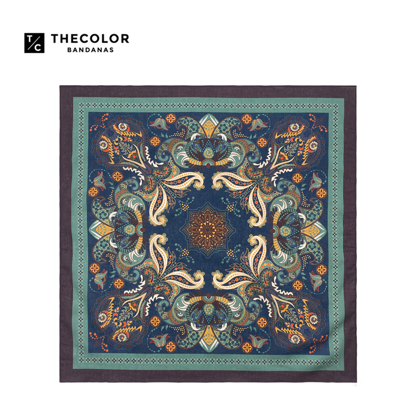 秋冬欧美男士机车方巾围巾头巾