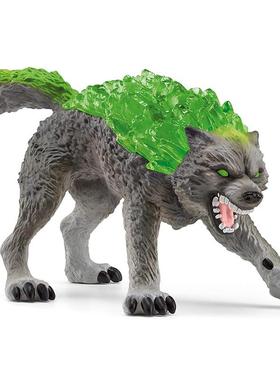 魔岩狼70153思乐Schleich埃兰德大陆魔幻怪兽仿真塑胶模型玩具