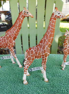 公长颈鹿14749母长颈鹿14750小长颈鹿14751德国Schleich/思乐模型