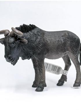 德国Schleich思乐1998复古版角马14162塑胶仿真野生动物模型玩具