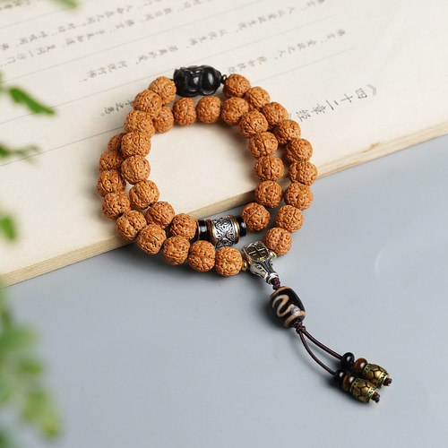 小金刚菩提子手串双圈满肉