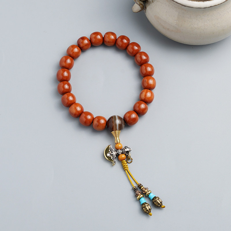 精品国风藏式猴头手串核桃文玩