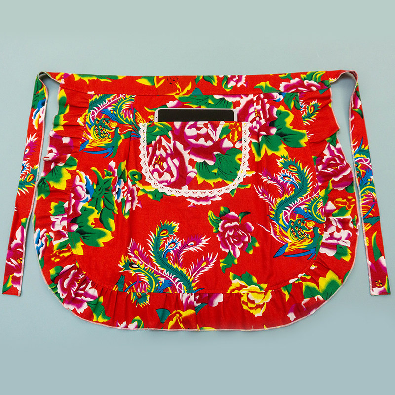 半身围裙女厨房防水家用2025新款东北大花半截网红专用纯棉高端