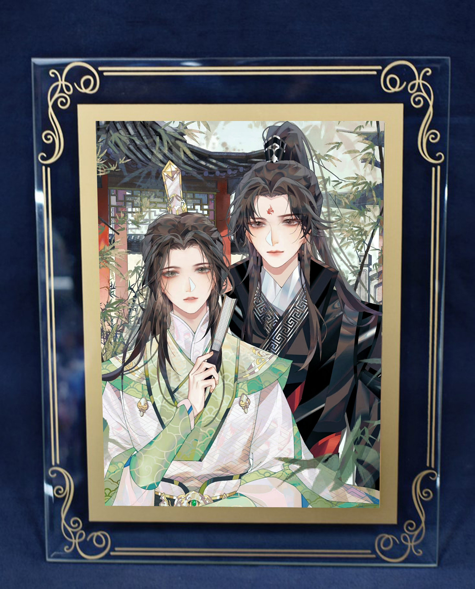 thumbnail for Scum, villain, self-rescue system, ink incense, copper stinky novel derivation, peripheral Luo Binghe, Shen Qingqiu, photo frame, ornament stand