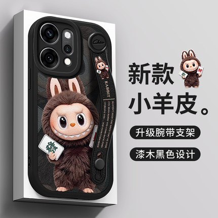 佳朗布娃娃适用于OPPOReno14手机壳oppo可爱Reno13Pro发财Reno12新Reno11腕带Reno9支架10硅胶8女7SE保护6款5