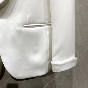 挂拍主持人白色华丽晚礼服 西服西裤套装 婚宴洋服 XZ425/P260图片