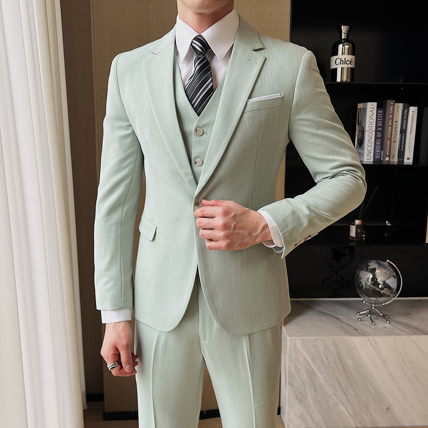 休闲西装套装三色颜色春夏百搭款男士职业西服套装SJT23/P270,男装西服套装,电商A428