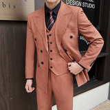 休闲西装套装三色颜色春夏百搭款男士职业西服套装2303/P310，男装西服套装，电商A428