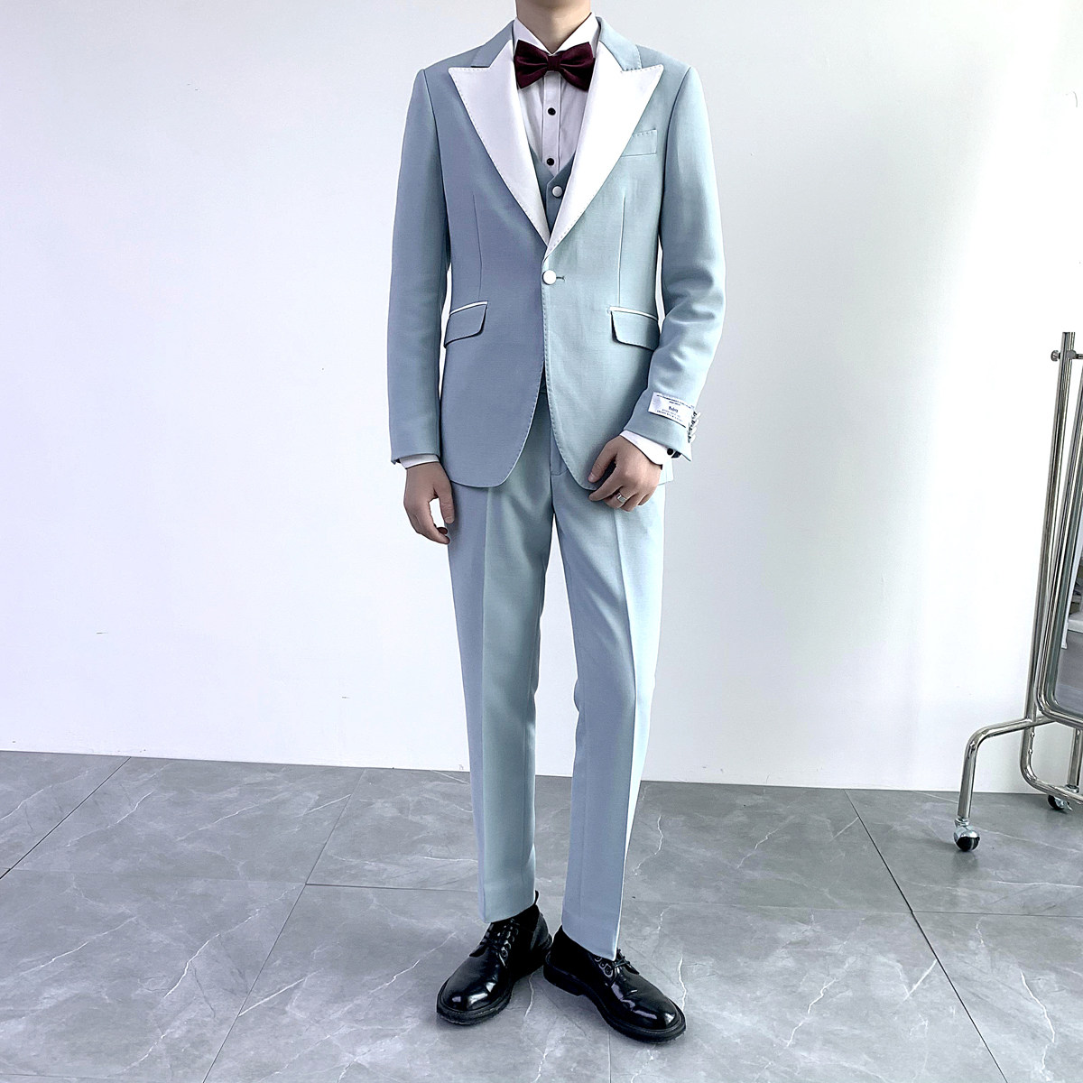 奢华婚礼基础款男士单扣包边礼服套装晚宴套装XZ801/P310,男装休闲套装,电商A428