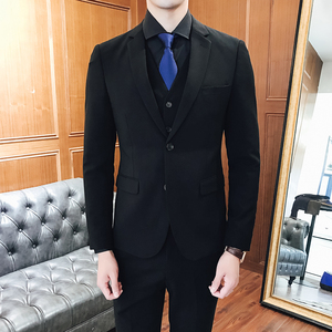 高品质男士两扣西服 修身弹力面料套装 上班服 婚宴服XZ152/P280图片