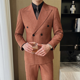 休闲西装套装三色颜色春夏百搭款男士职业西服套装2303/P310，男装西服套装，电商A428