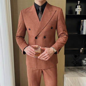 休闲西装套装  三色颜色春夏百搭款 男士职业西服套装  2303/P310图片