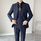 男士经典暗格挺括顺滑修身男士西服套装西装XZ827/P280，男装西服套装，电商A428