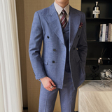 休闲西装套装三色颜色春夏百搭款男士职业西服套装2303/P310，男装西服套装，电商A428