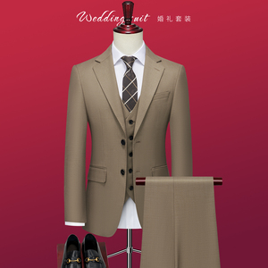 商场千元品质 职业西服套装   三色可选 结婚西服套装 GD003/P350图片
