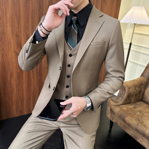 商场千元品质 职业西服套装   三色可选 结婚西服套装 GD003/P350图片