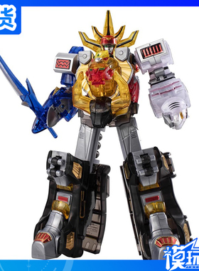 现货 万代 食玩 SMP 超级战队百兽合体牙吠连者 牙吠王 彩透 模型