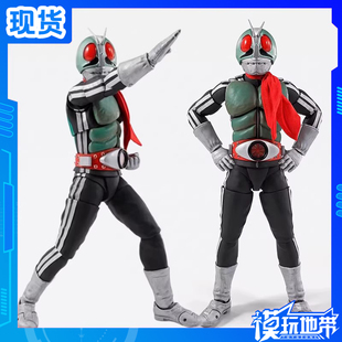 现货 万代 SHF 真骨雕 假面骑士新1号 光荣昭和骑士版 手办 模型