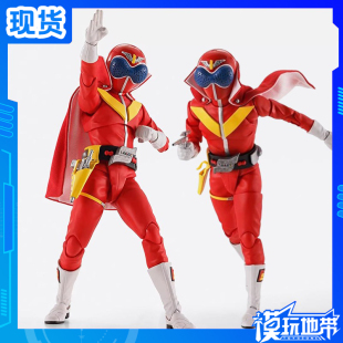 现货 万代 SHF 真骨雕 赤连者 超级战队 50周年 手办模型