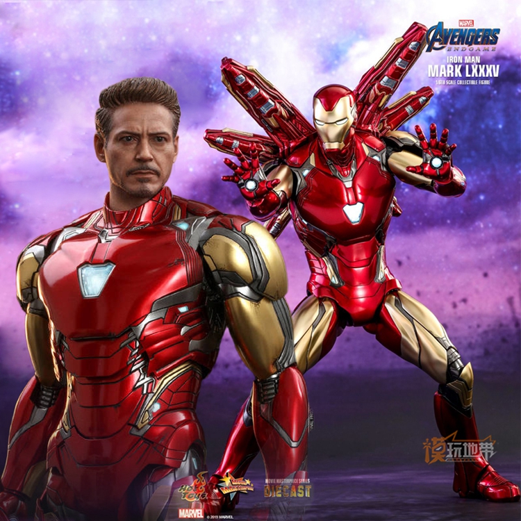 现货 hottoys ht 复仇者联盟4 1/6 压铸合金  钢铁侠 mk85 成品
