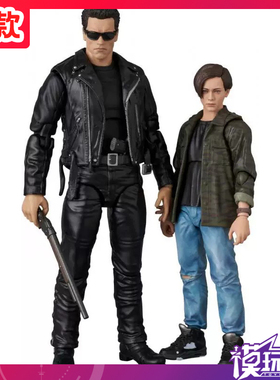 补款 Medicom Toy MAFEX 终结者2 T-800 约翰康纳 成品模型