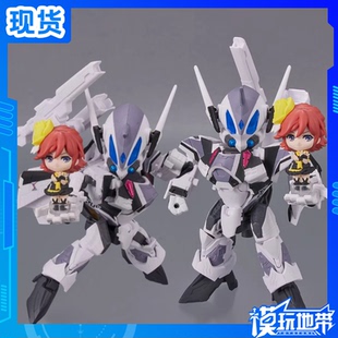 现货 万代 TINY SESSION 超时空要塞 VF-31F 梅瑟萨机 要 成品