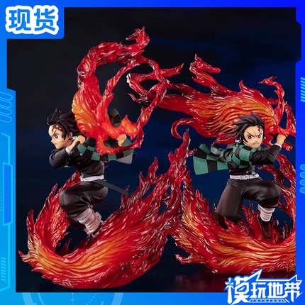 现货 万代 Figuarts Zero FZ鬼灭之刃 炭治郎 火之神神乐 成品