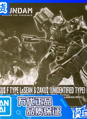 现货 万代 PB HG 扎古Ⅱ F型 卢桑机 无识别型 复仇的安魂曲 拼装