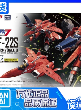 现货 万代 HG 1/100 VF-22S 米莉亚机 超时空要塞 拼装模型