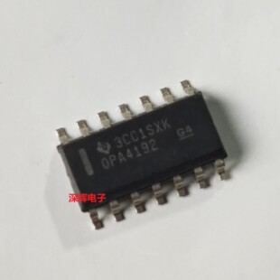 OPA4192IDR OPA4191ID 进口运算放大器IC芯片 SOP-14 可直拍