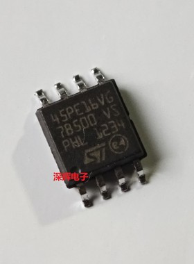 M45PE16-VMW6TG 45PE40VG V6 SPI闪存IC芯片 SOP-8宽体 可直拍