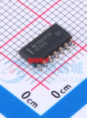 SN74HC00QDRQ1 DR 丝印HC00Q 全新进口与非门IC芯片SOP-14 可直拍