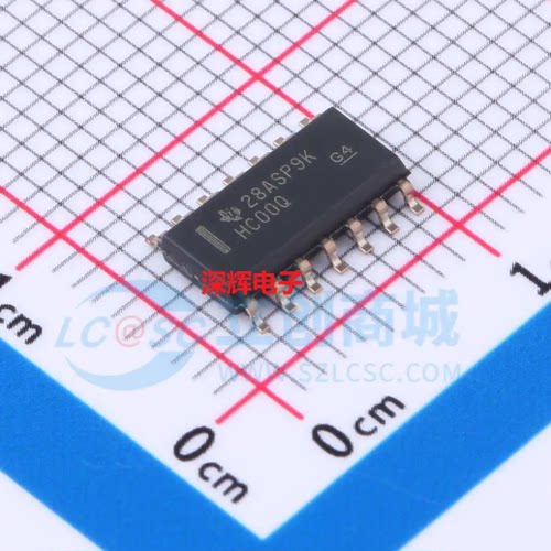 SN74HC00QDRQ1 DR 丝印HC00Q 全新进口与非门IC芯片SOP-14 可直拍