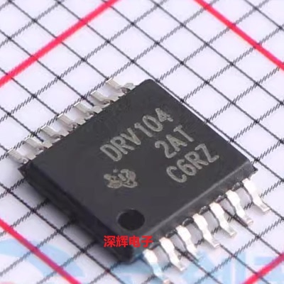 DRV104PWPR PWP 全新高侧驱动器IC芯片 贴片HTSSOP-14 可直拍