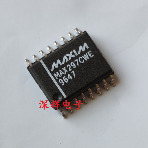 贴片 MAX297CWE MAX297EWE 拆机有源滤波器IC芯片 SOP-16脚 直拍