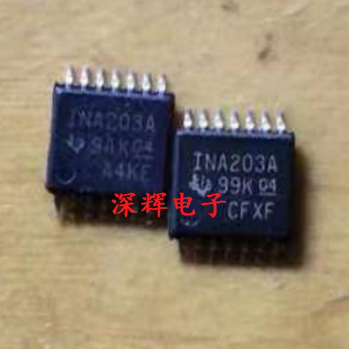INA203AIPWR AQPWRQ1 I203AQ 全新电流感应放大器IC芯片TSSOP-14