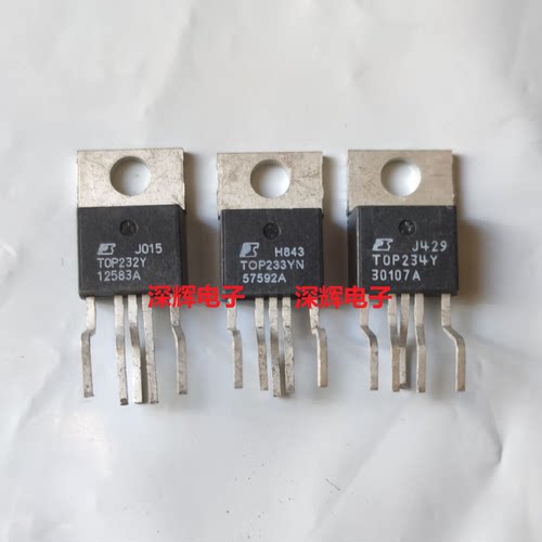 TOP232Y TOP233YN TOP234Y 拆机液晶电源管IC芯片 TO-220-5脚