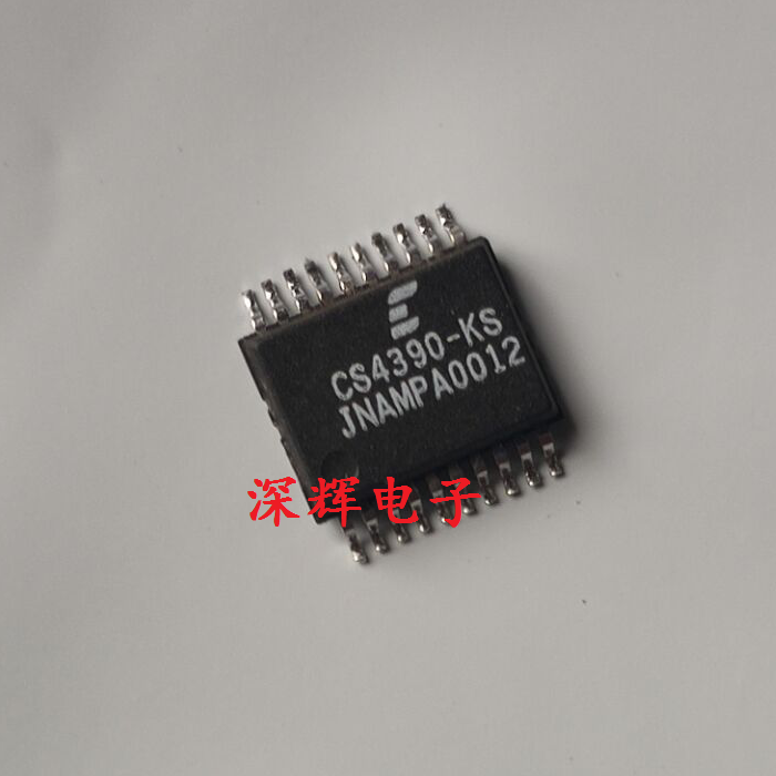 贴片 CS4390-KS CS4390KSEP 数字音频转换器 SSOP-20 原装拆机
