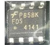 贴片 FDS4141 P型场效应MOS管 SOP-8 可直拍