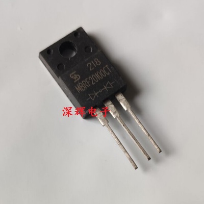 塑封 MBRF20100CT B20100G SBR20010 VF20100肖特基二极管TO-220F