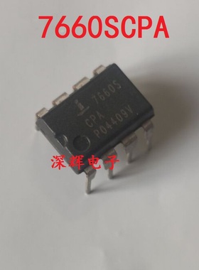 直插 ICL7660SCPA S 进口拆机电压转换器IC芯片 DIP-8 可直拍